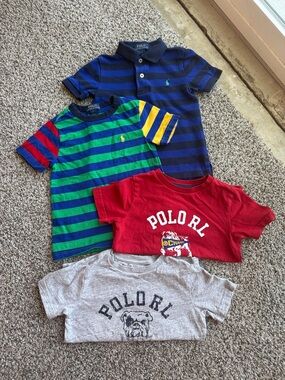 Polo by Ralph Lauren Boys' Polo & Graphic Tee Bundle - Toddler Size 4T